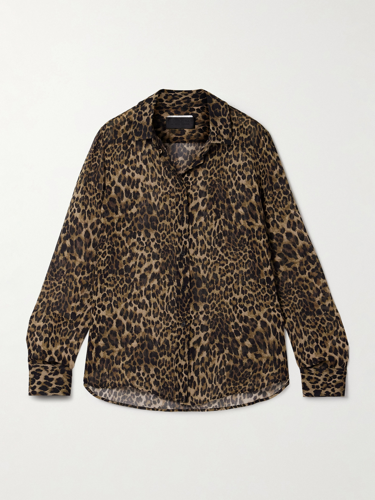 Nili Lotan Gaia Leopard-print Silk Crepe De Chine Shirt In Animal Print