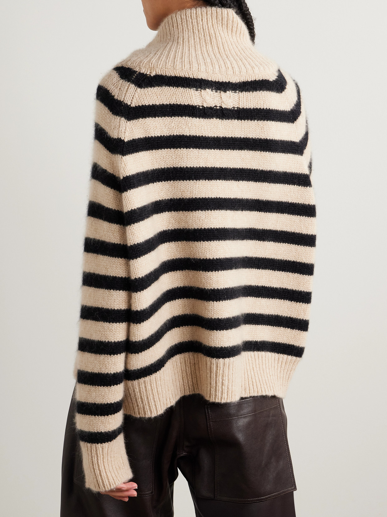 Nili Lotan Raelynn Striped Cashmere Sweater