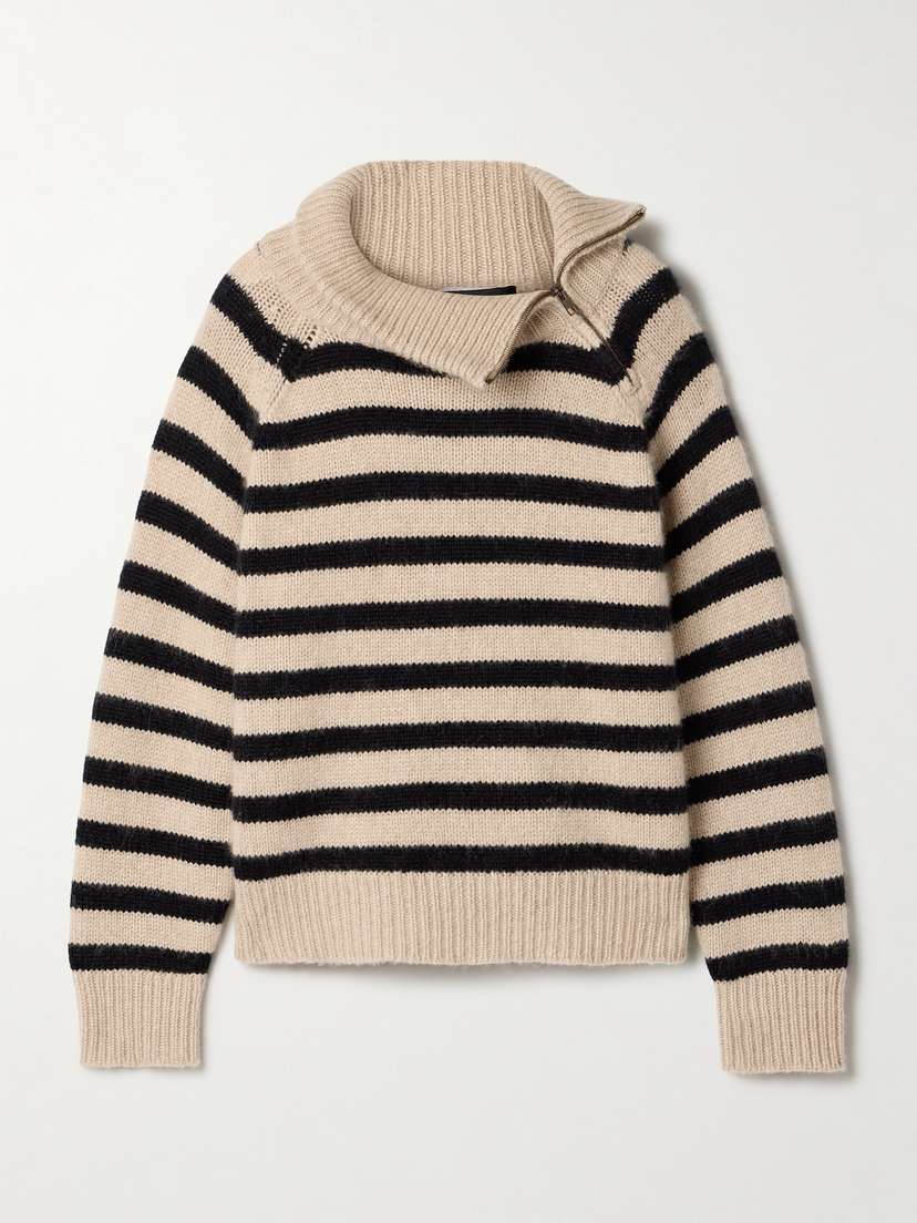 Nili Lotan Raelynn Striped Cashmere Sweater