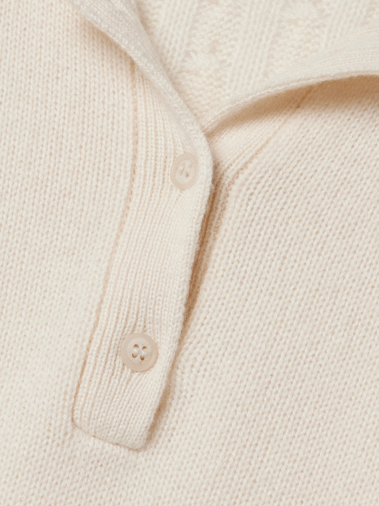 Nili Lotan Carline Striped Cashmere Polo Sweater