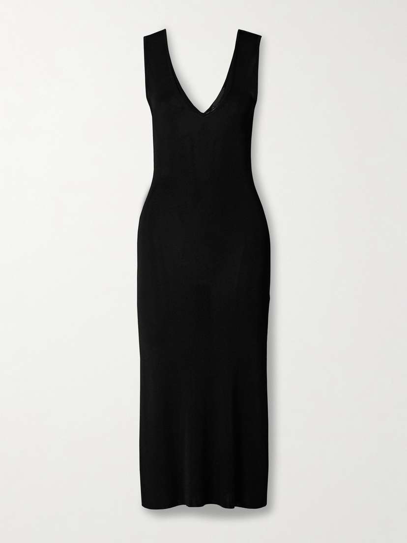Nili Lotan Bernice Stretch-knit Midi Dress
