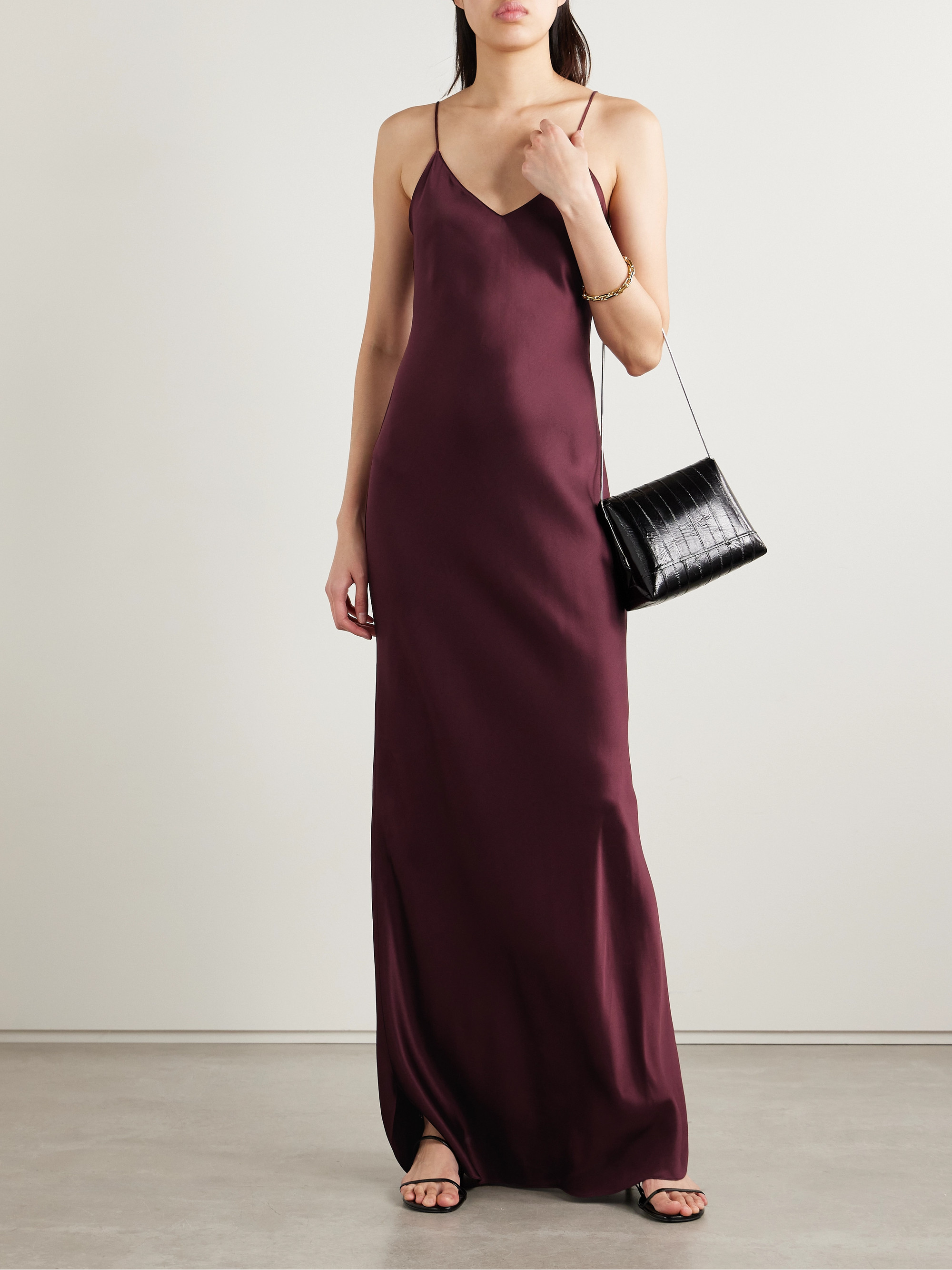 Nili Lotan Cami silk-satin gown