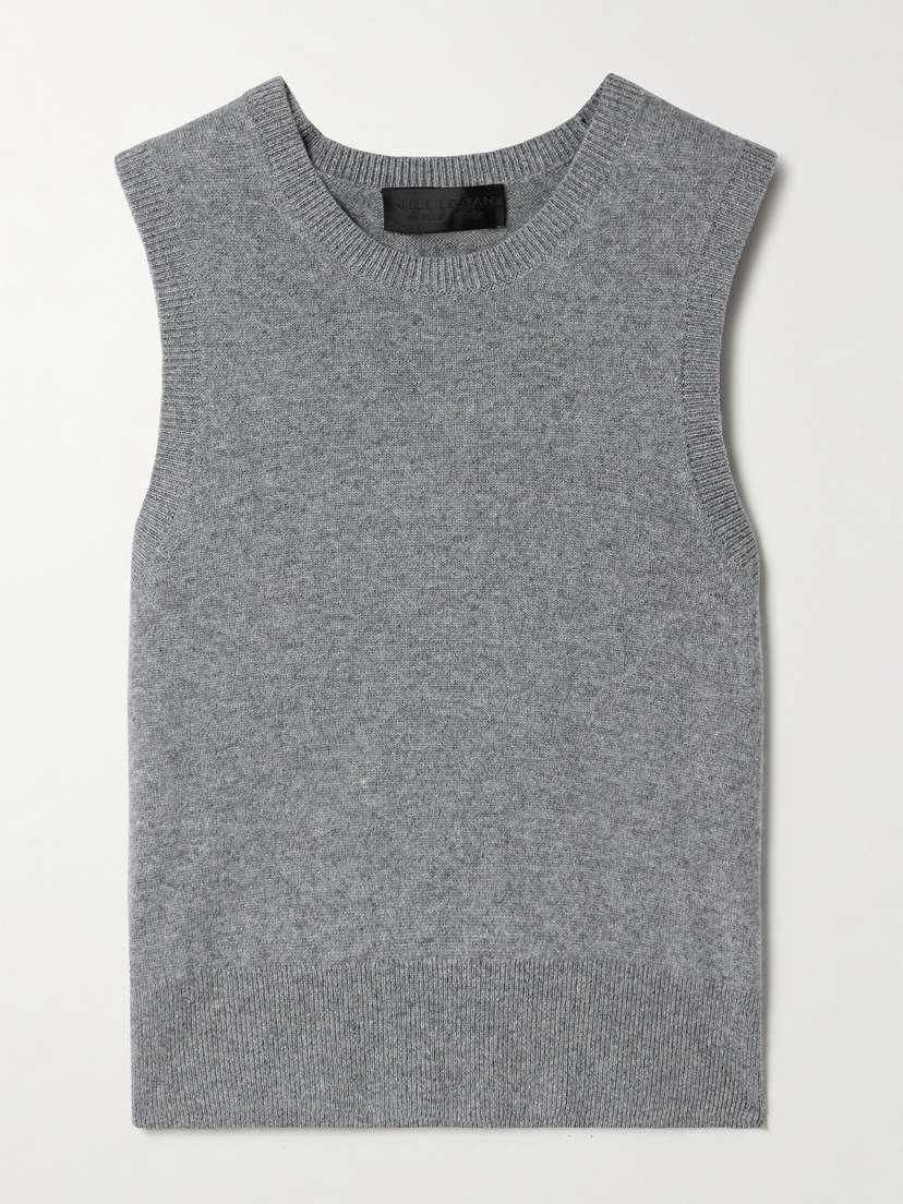 Nili Lotan May Cropped Cashmere Tank