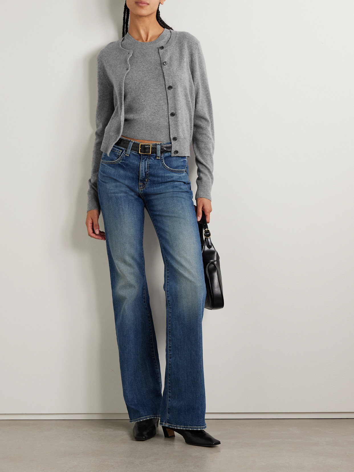Nili Lotan May Cropped Cashmere Tank