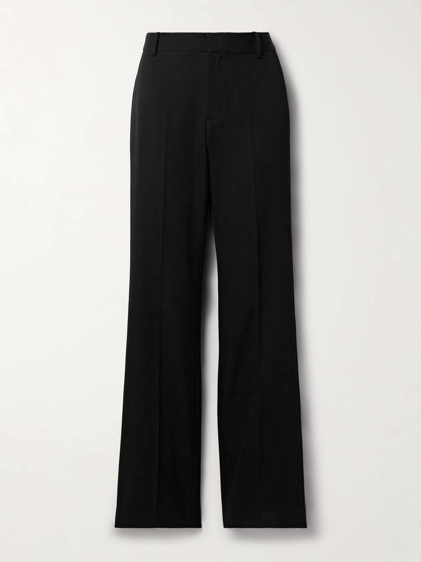 Nili Lotan Ivan Wool-twill Straight-leg Pants