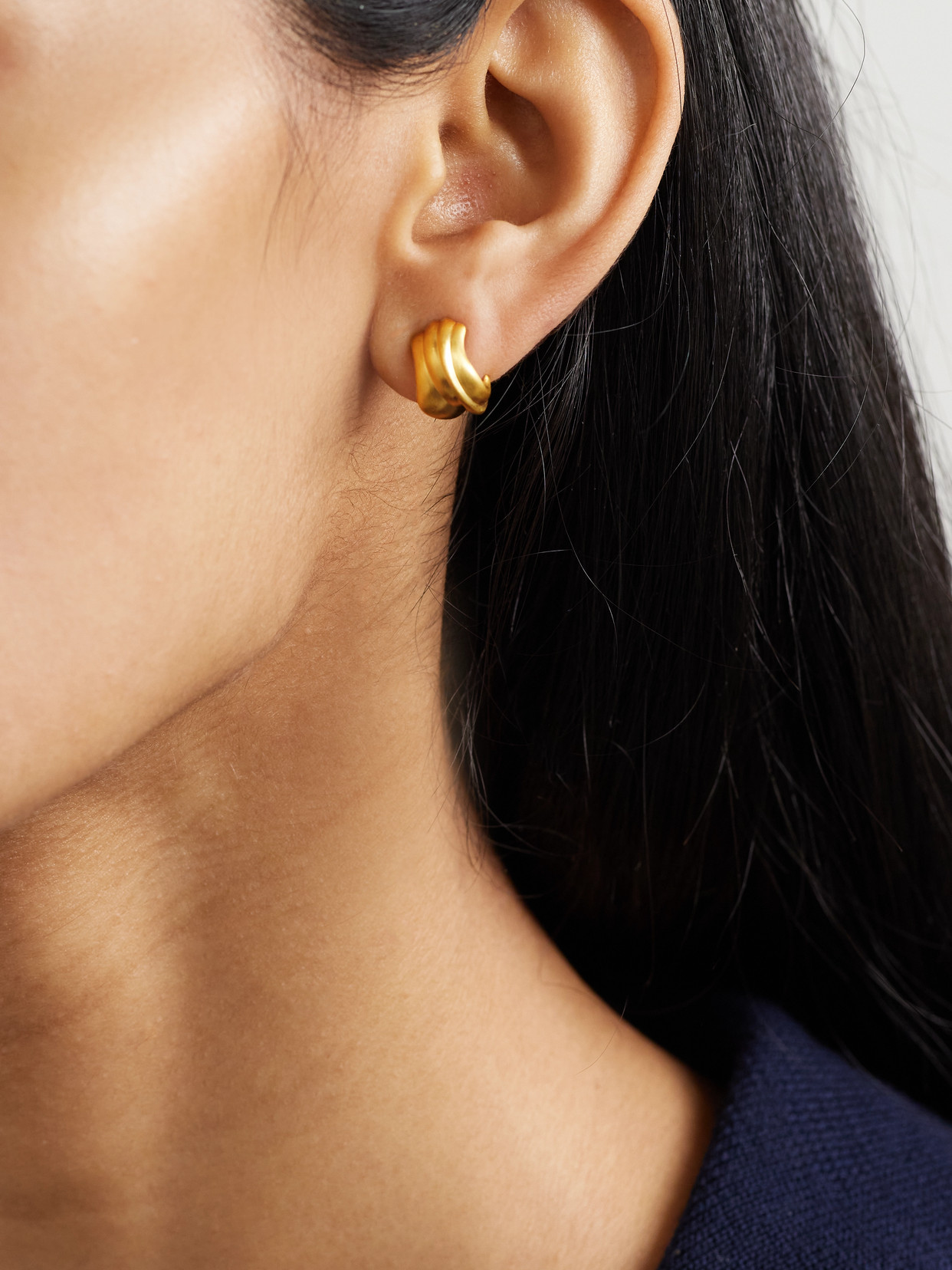 Completedworks Recycled Gold Vermeil Hoop Earrings In Gold