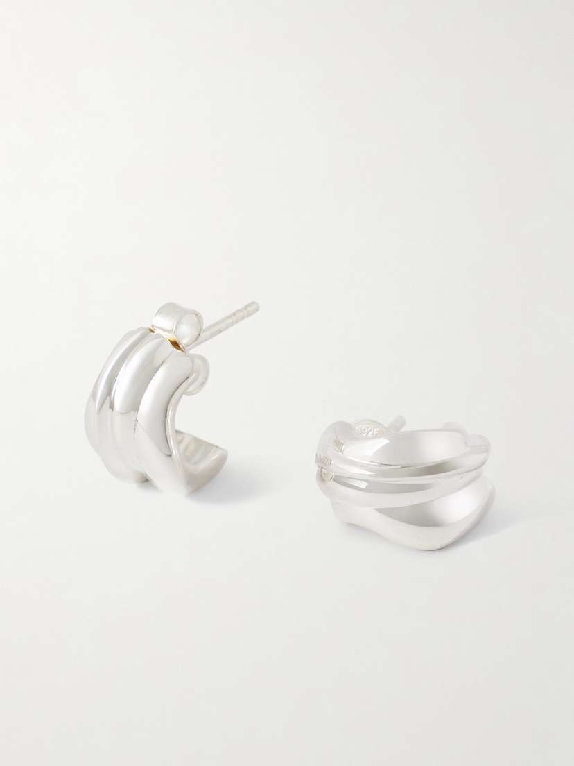 Completedworks Recycled Silver Hoop Earrings