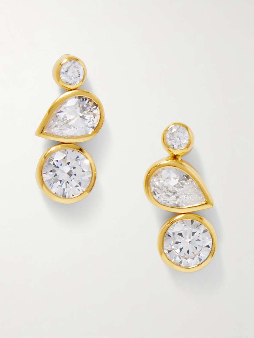 Completedworks Like Peas In A Pod Ii Recycled Gold Vermeil Cubic Zirconia Earrings