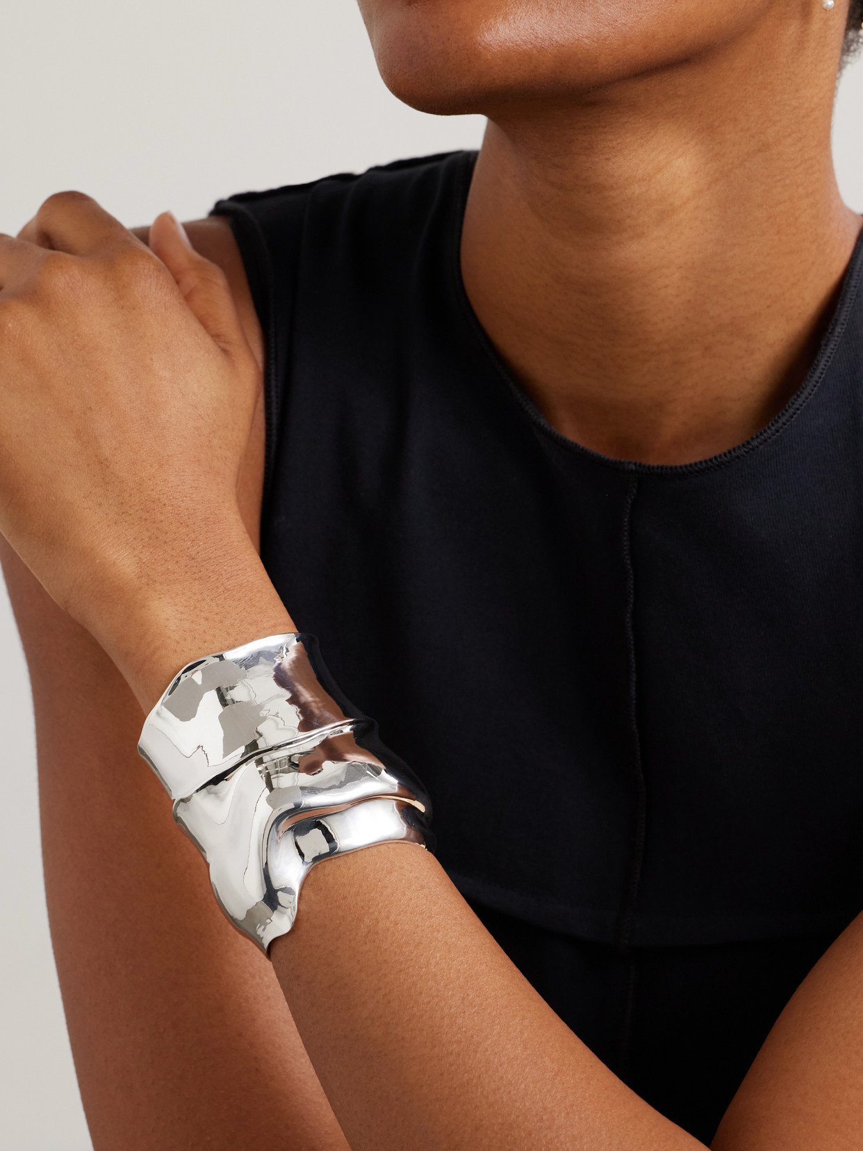 Completedworks Pool Silver-plated Cuff