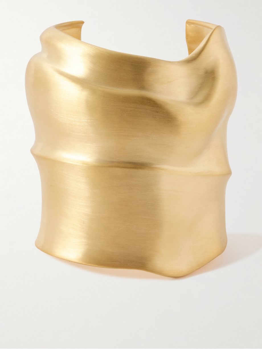 Pool gold-plated cuff