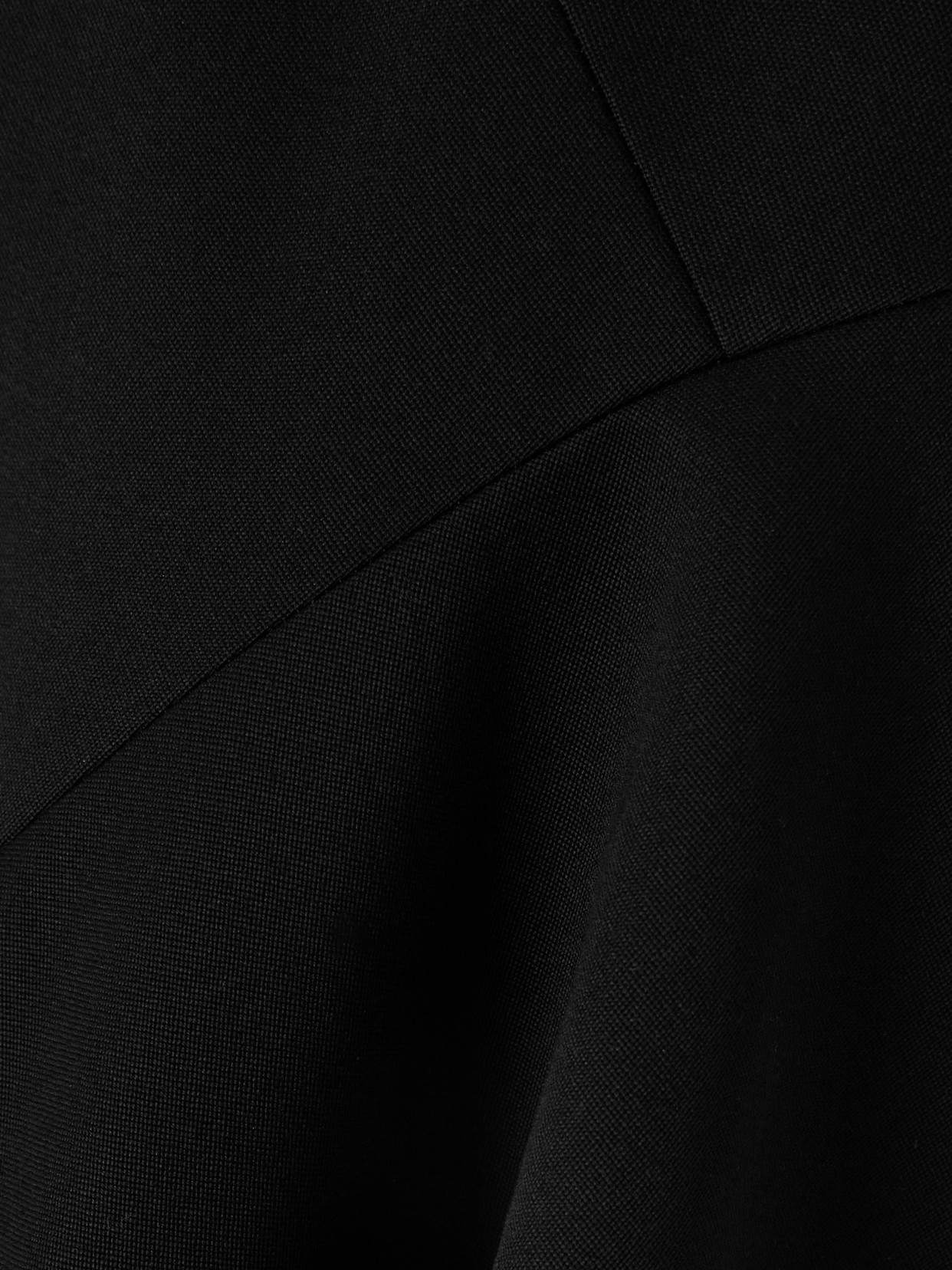 Givenchy Ruffled Mini Skirt In Wool