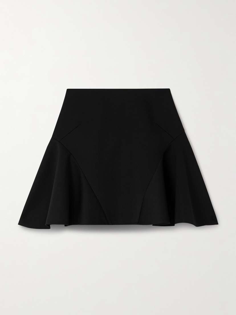 Givenchy Grain De Poudre Wool Mini Skirt