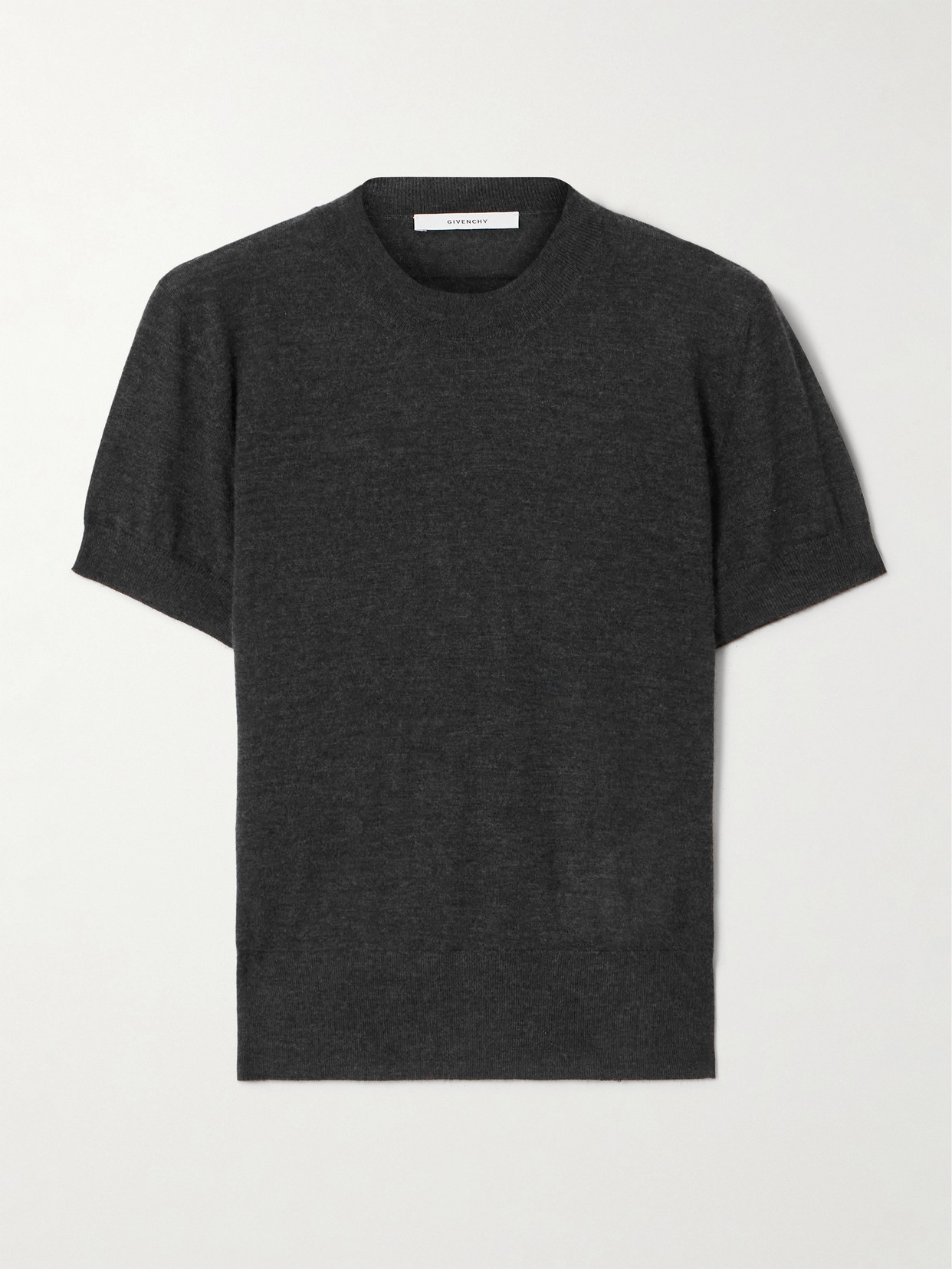 Givenchy Cashmere T-shirt In Gray