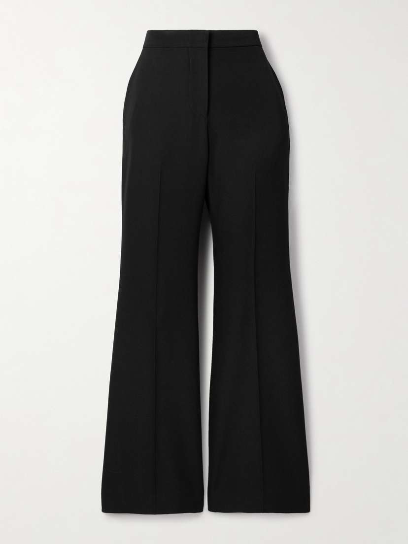 Givenchy Grain De Poudre Wool Flared Pants