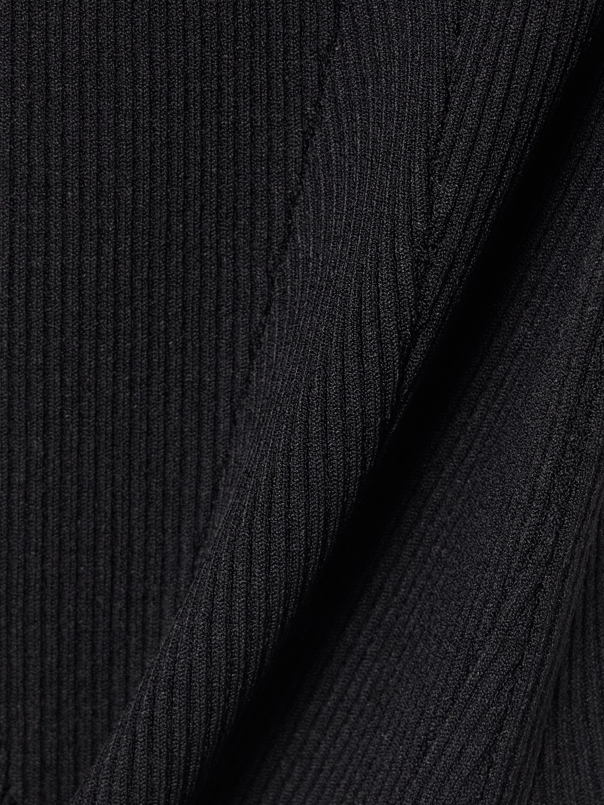 Givenchy Off-the-shoulder Paneled Ribbed-knit Top In Black