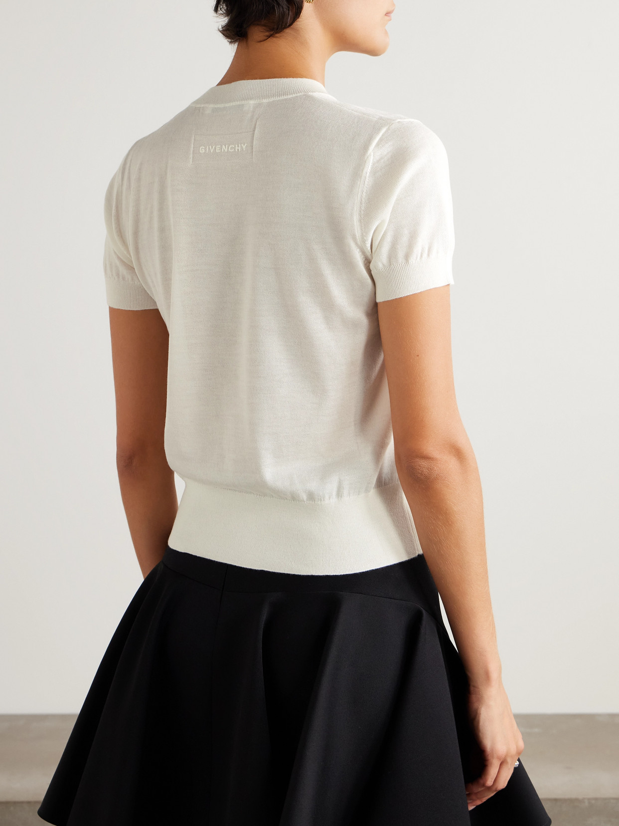 Givenchy Cashmere Sweater In White