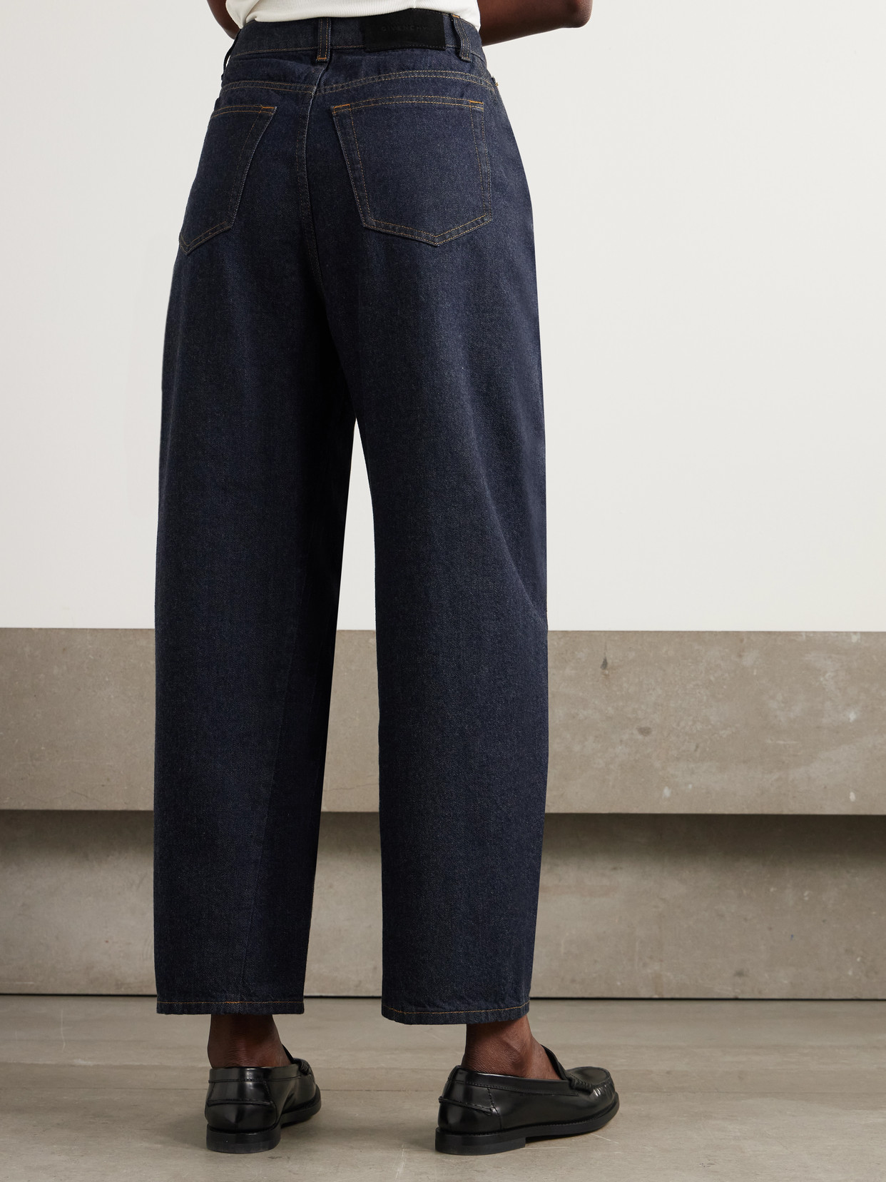 Givenchy Mid-rise Barrel-leg Denim Cocoon Trousers