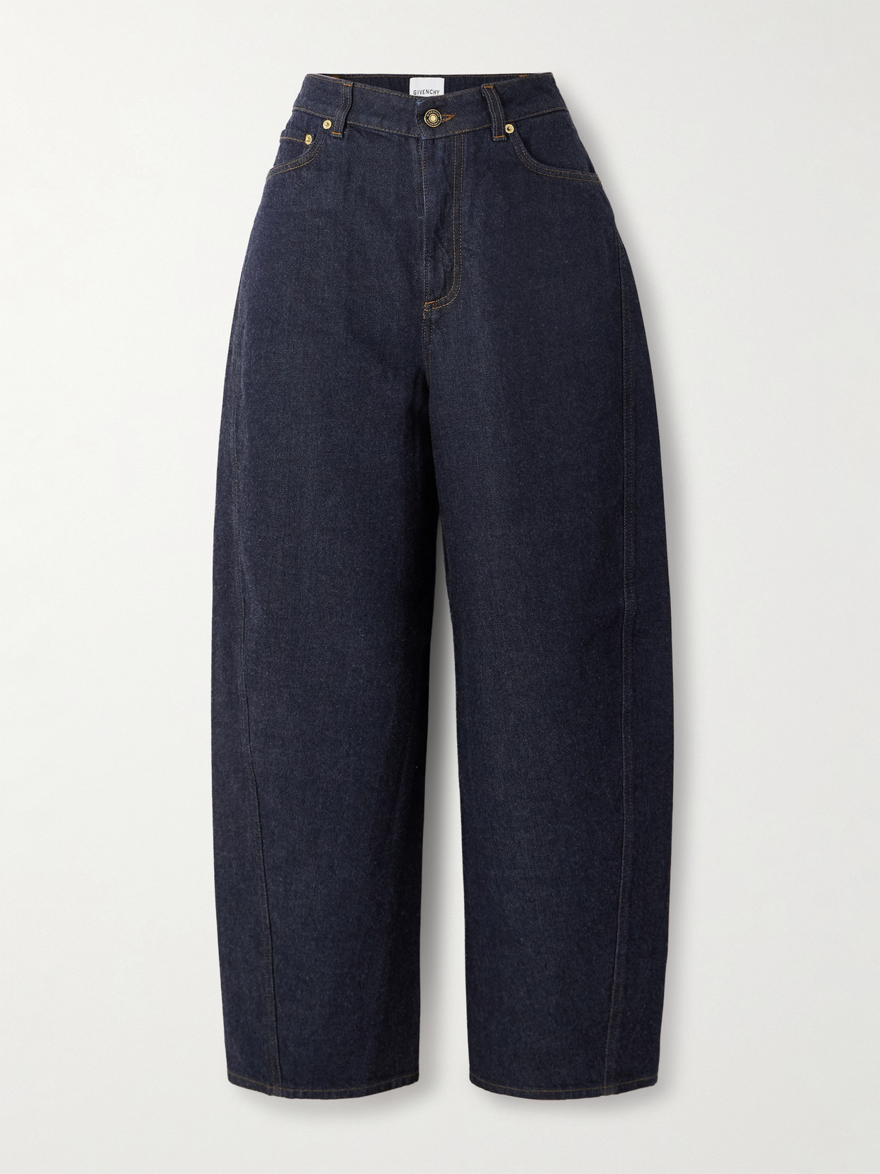 Givenchy Mid-rise Barrel-leg Denim Cocoon Trousers