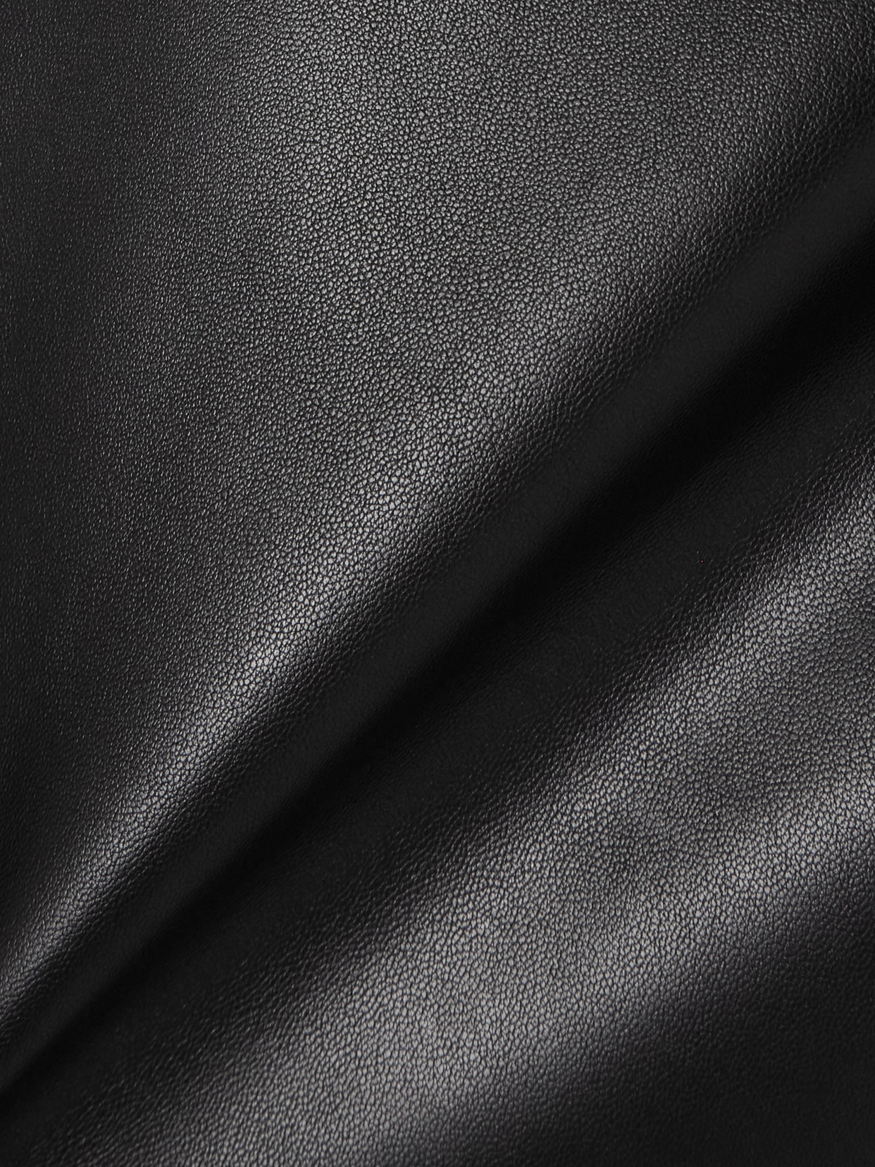 Givenchy Leather Godet-back Midi Pencil Skirt