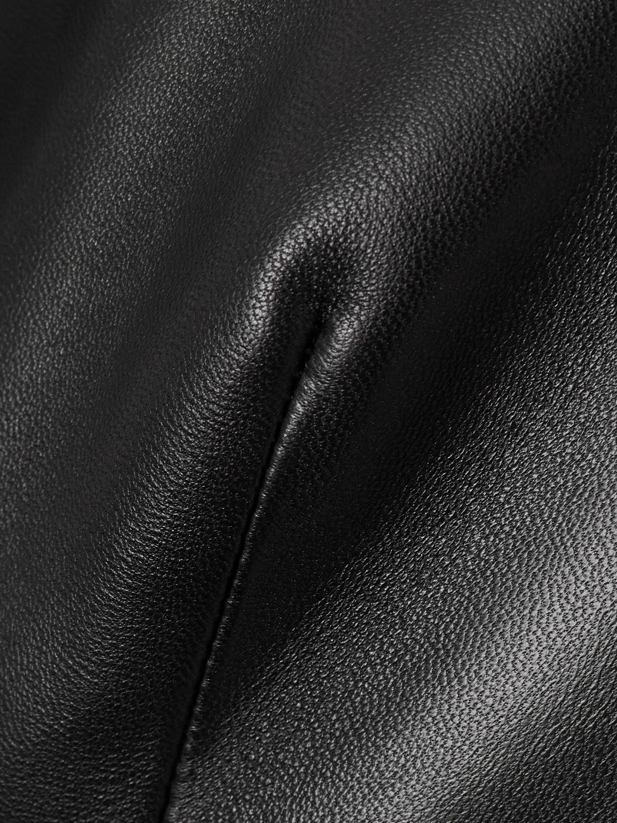Givenchy Mini Robe À Bretelles En Cuir In Black