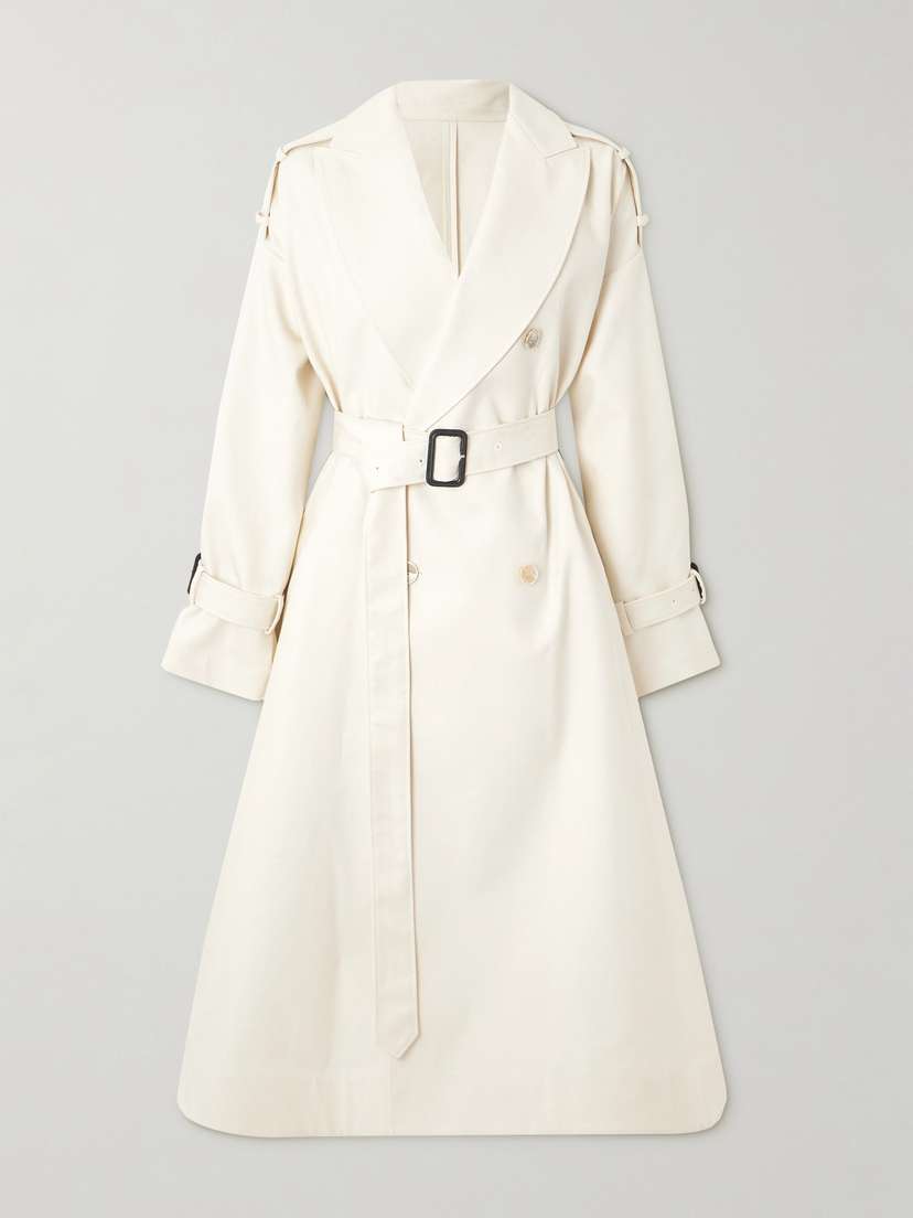 Givenchy Belted Double-breasted Cotton-twill Trench Coat