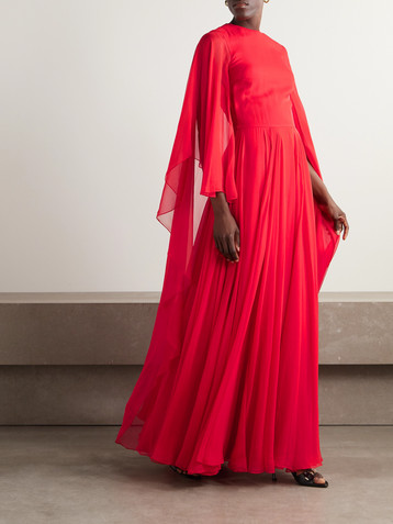 Givenchy Silk-crepon gown