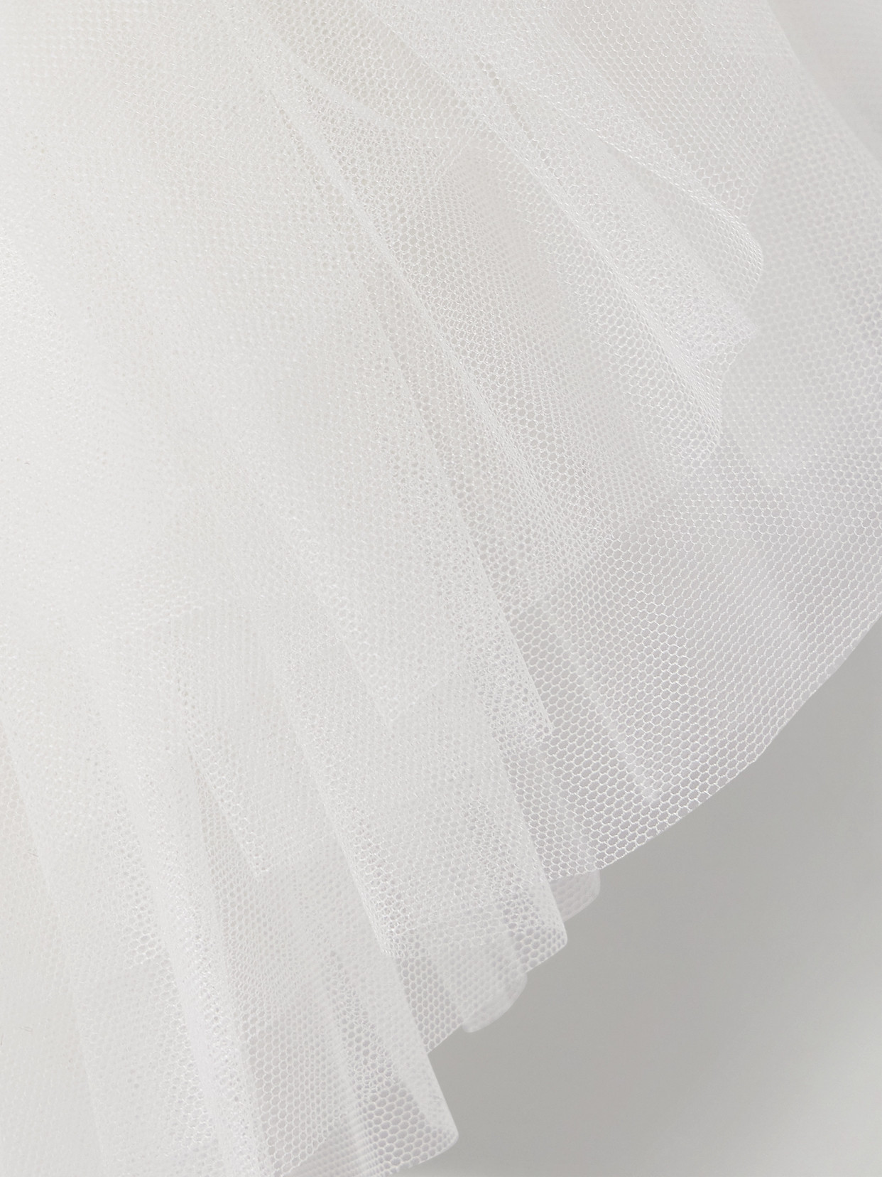 Rodarte Layered Tulle Jacket In White