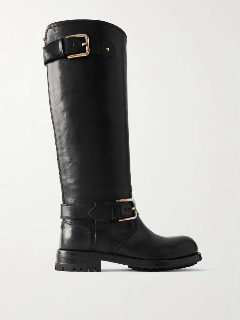 Dolce & Gabbana Like A Virgin Leather Biker Boots