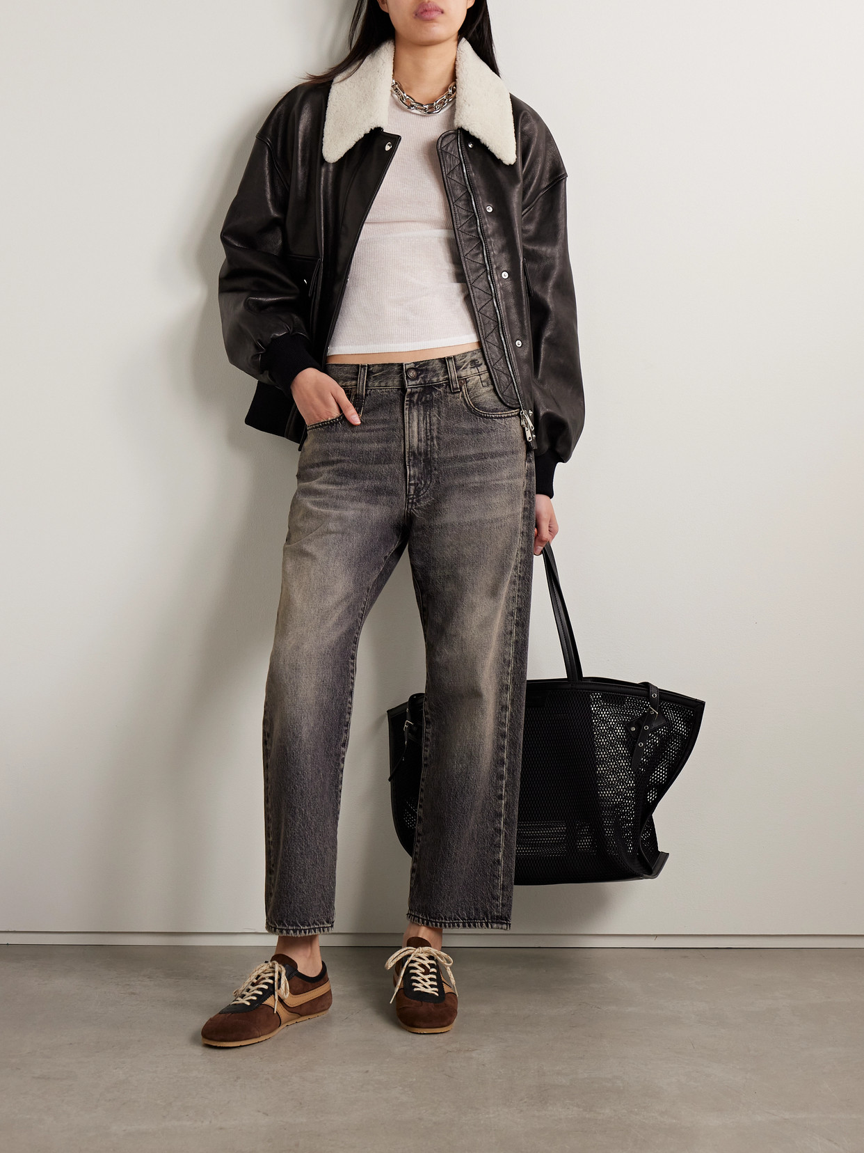 R13 Distressed Boyfriend Jeans