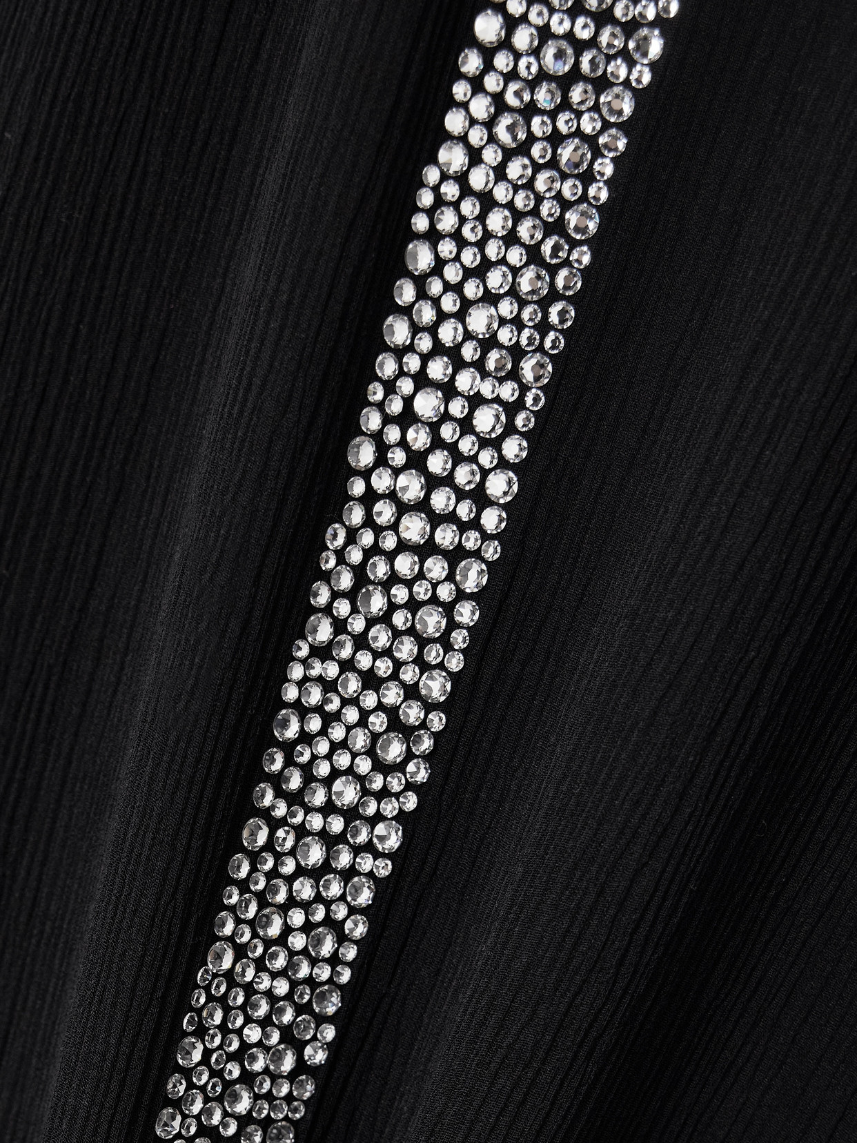 Taller Marmo Parthenon Swarovski Crystal-embellished Silk-crepon Gown In Black