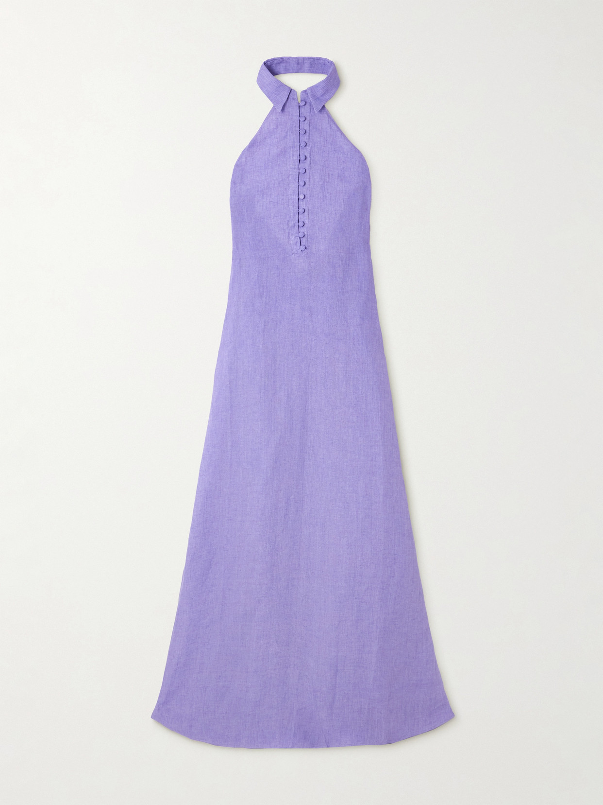 Taller Marmo Barbara Open-back Linen Gown