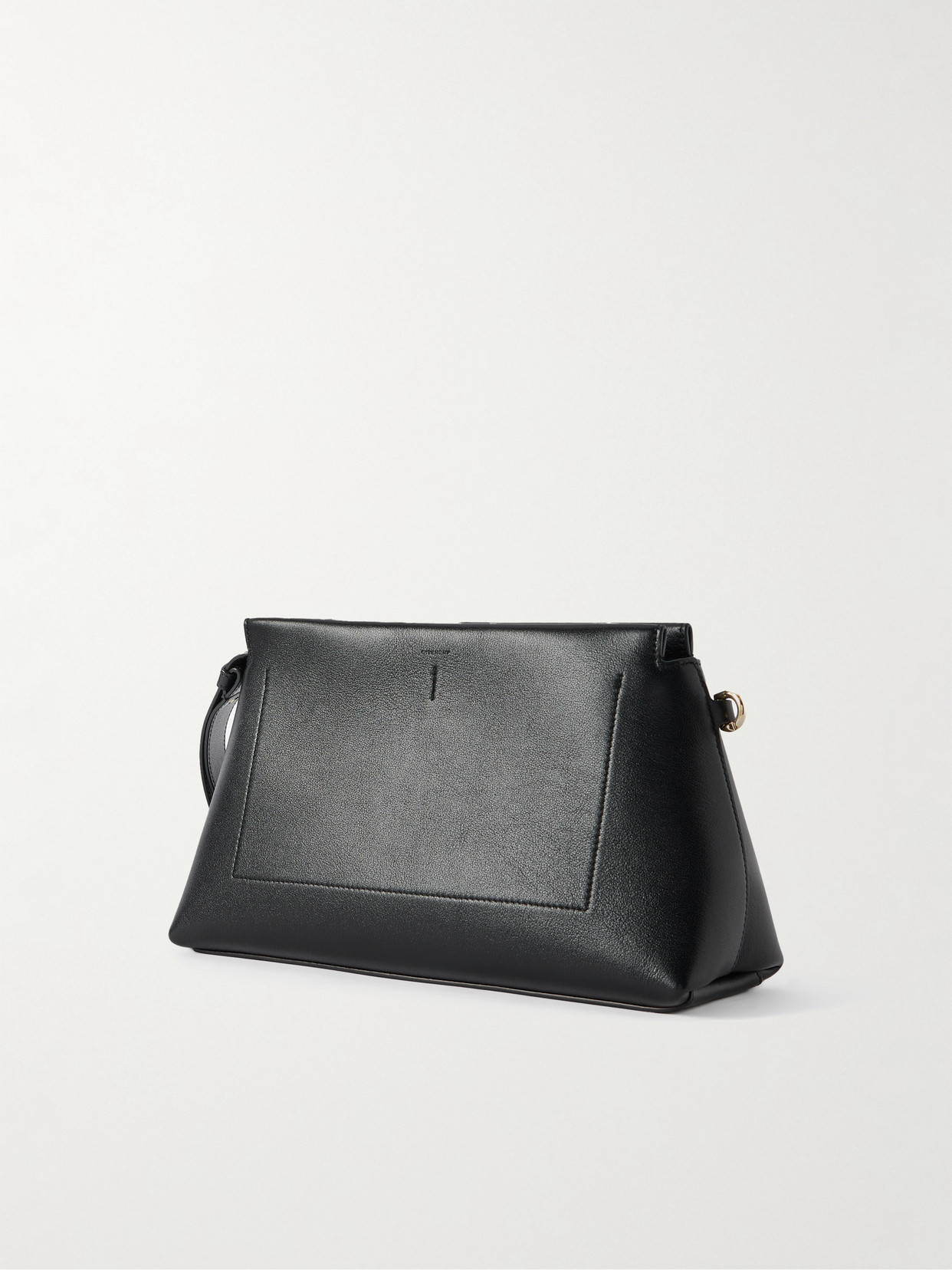 Givenchy Top Handle Smooth Finish Clutch Bag In Black