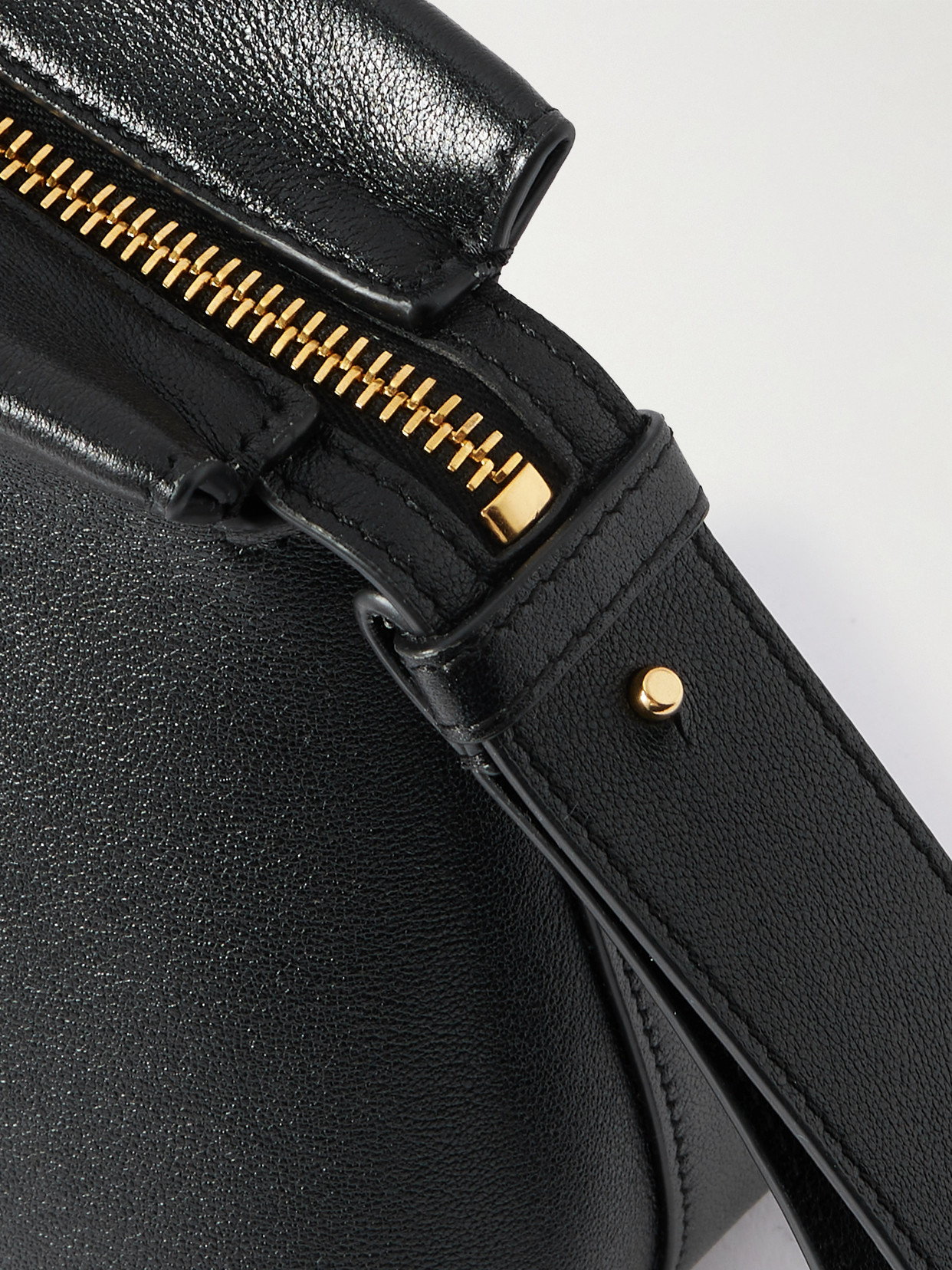 Givenchy Top Handle Smooth Finish Clutch Bag In Black