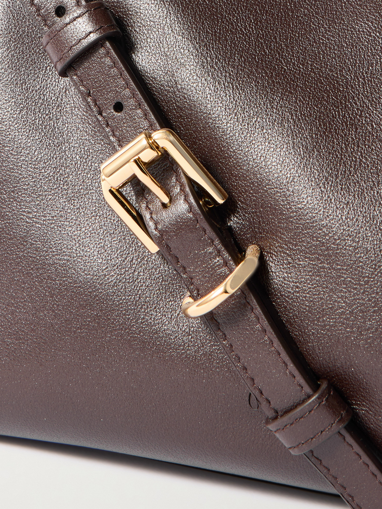 Givenchy Medium Voyou Leather Shoulder Bag In Brown