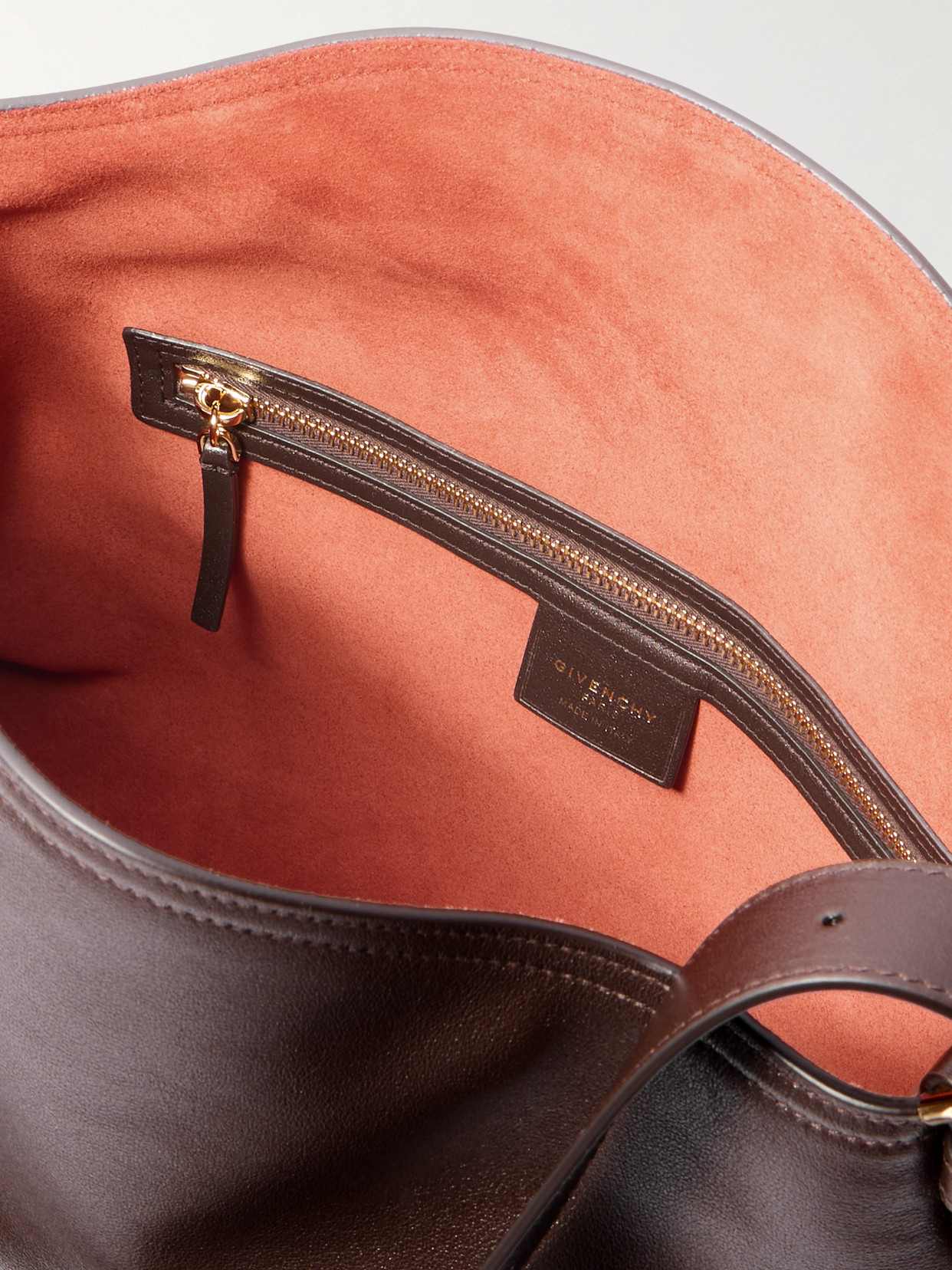 Givenchy Medium Voyou Leather Shoulder Bag In Brown