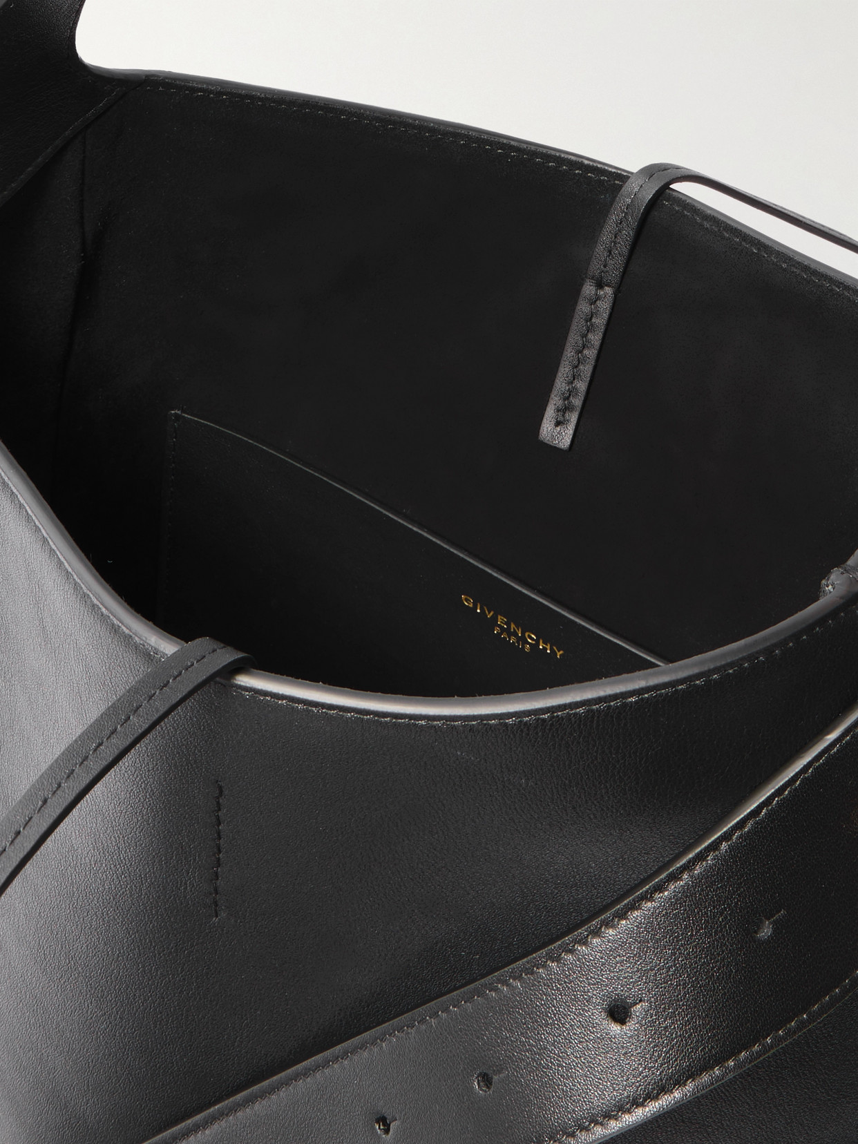 Givenchy Day Medium Tasseled Leather Shoulder Bag In Black