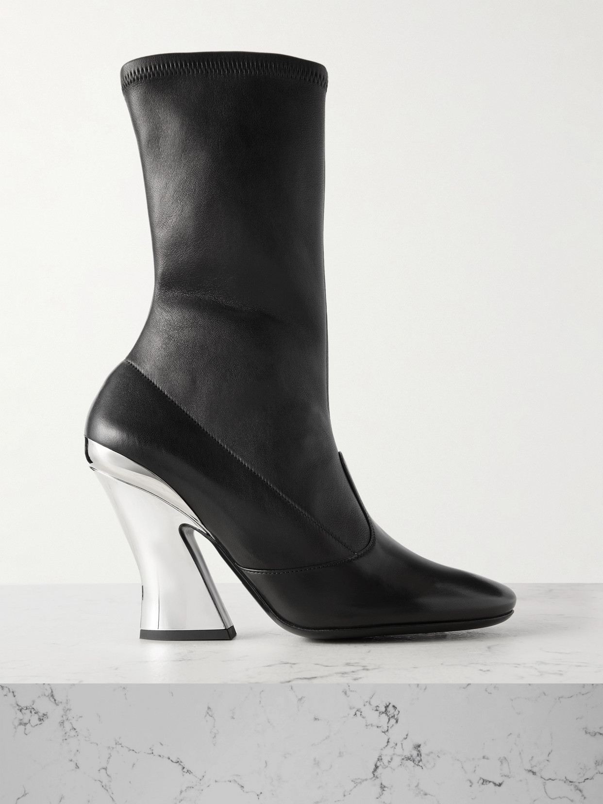 Givenchy Stretch-leather Ankle Boots In Black
