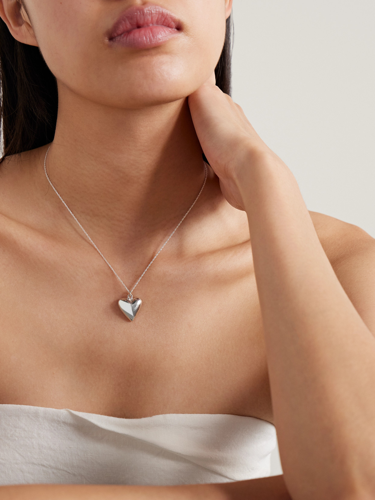 Sophie Buhai Petite Heart Silver Necklace In Silver
