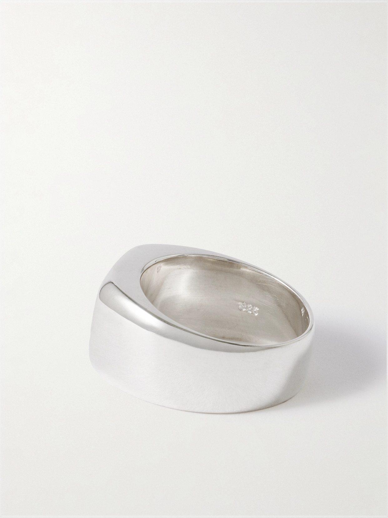 Sophie Buhai Godfather Silver Onyx Ring In Silver