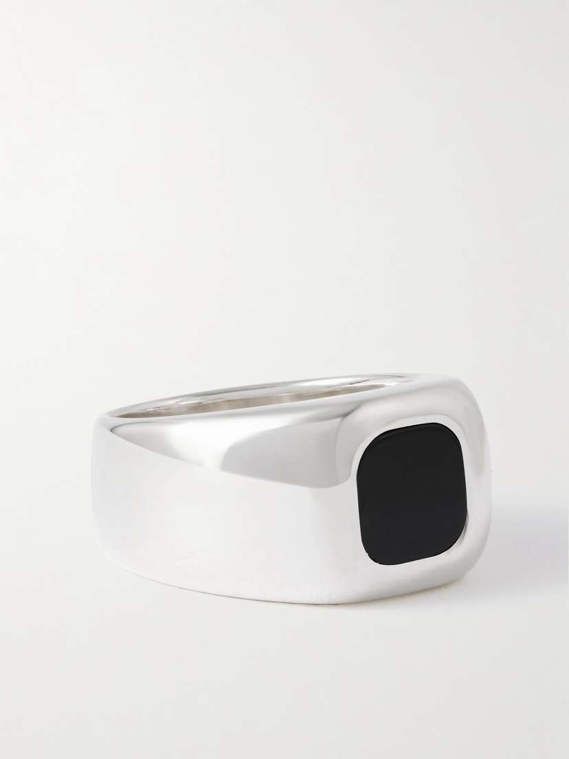 Sophie Buhai Godfather Silver Onyx Ring