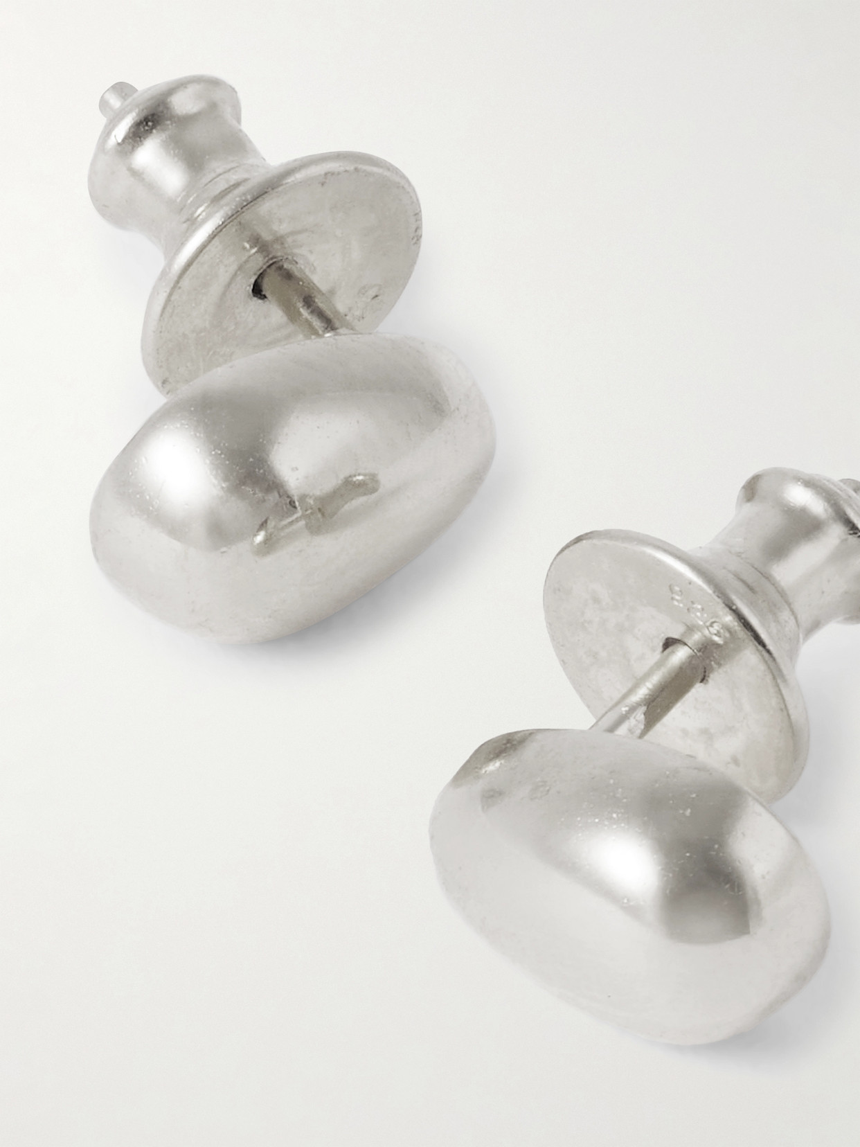 Sophie Buhai Tiny Egg Silver Earrings In Silver