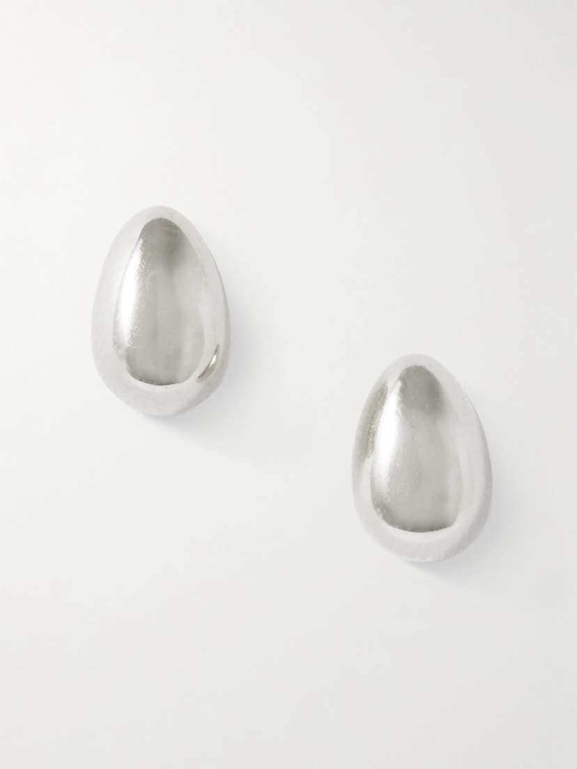Sophie Buhai Tiny Egg Silver Earrings