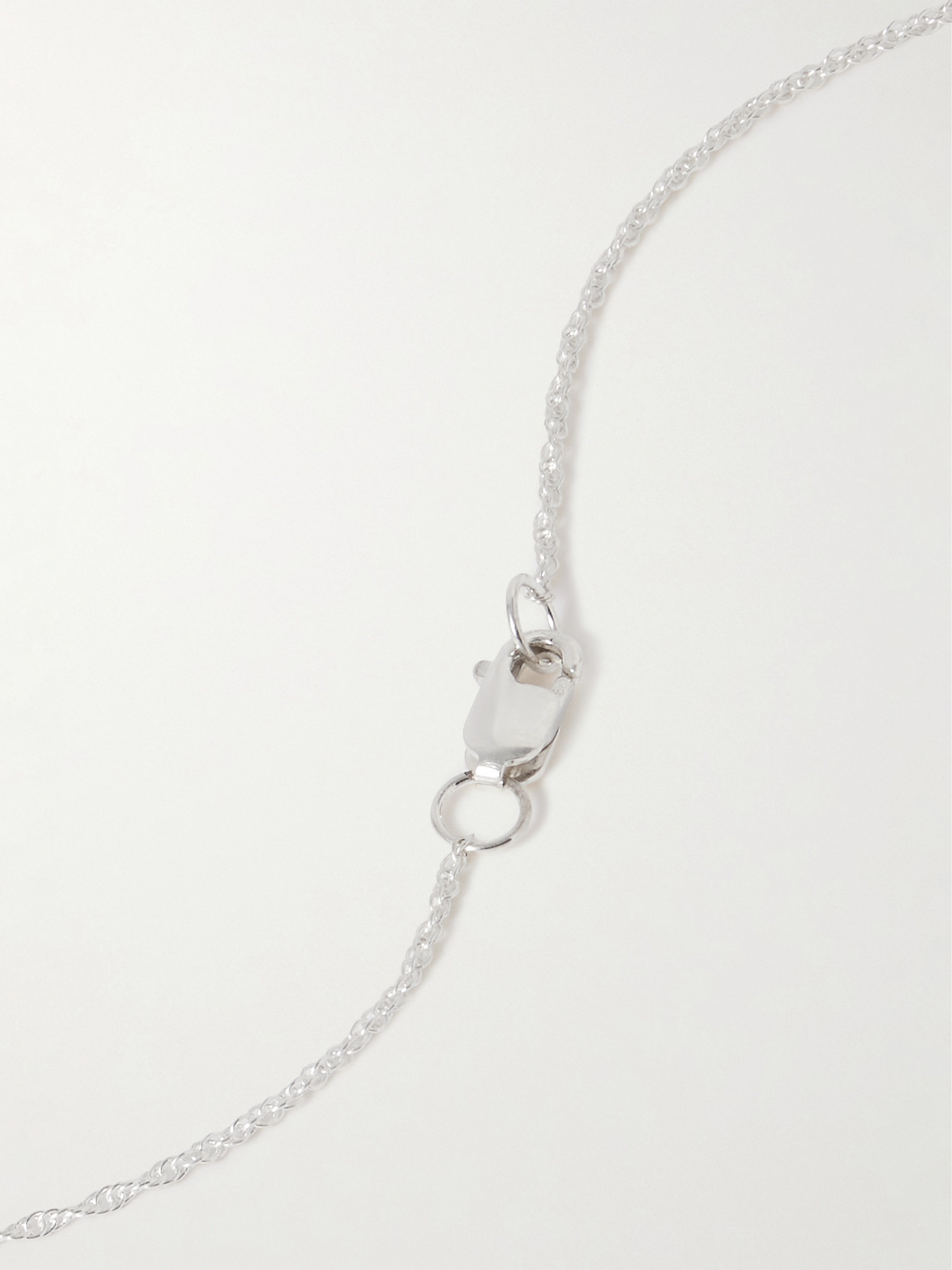 Sophie Buhai Tiny Egg Silver Necklace In Metallic