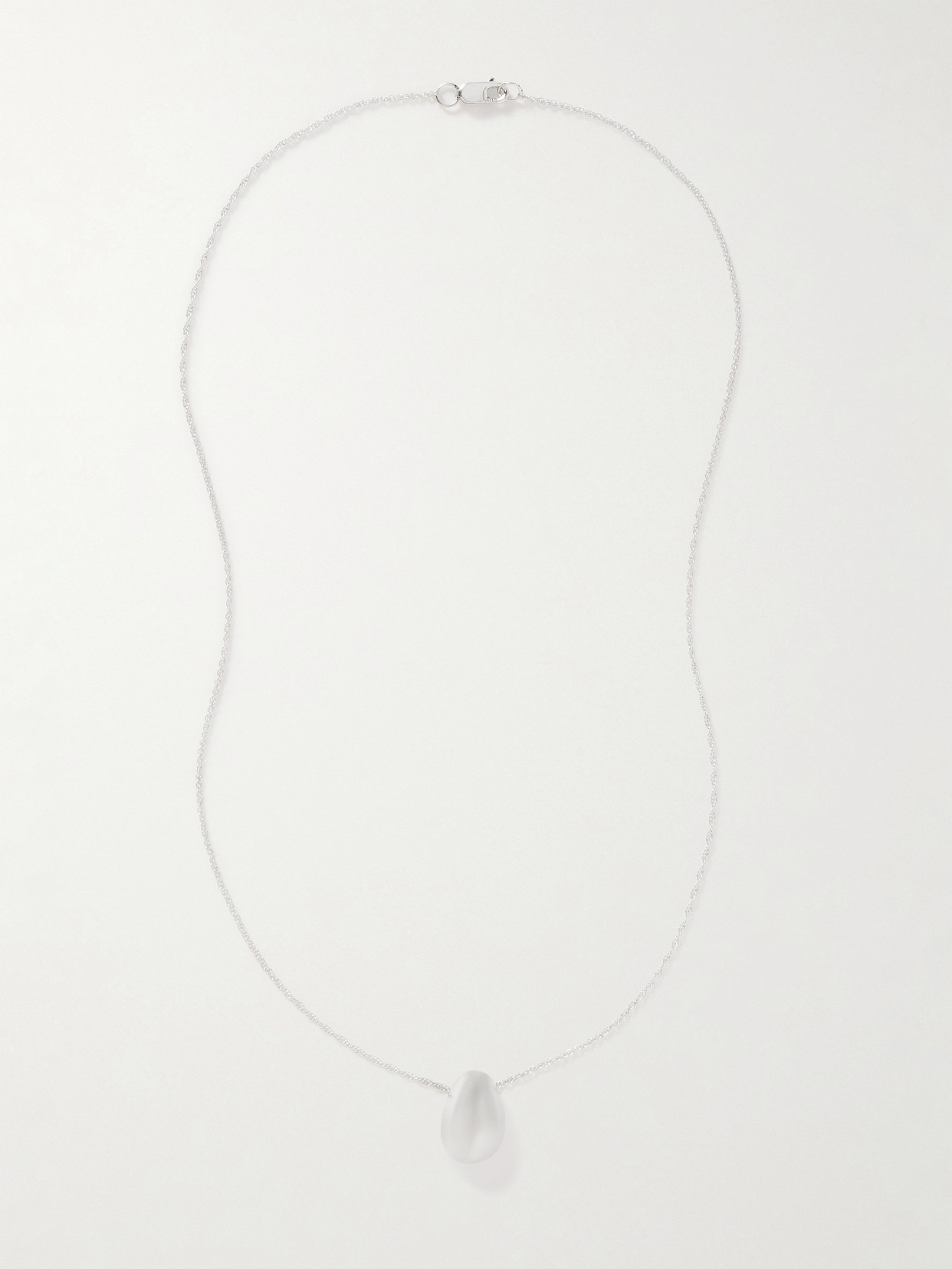 Sophie Buhai Tiny Egg Silver Necklace