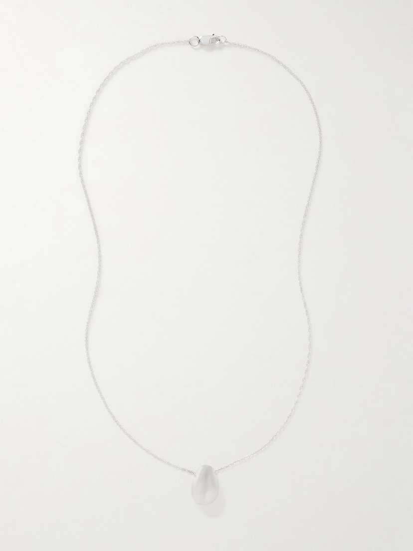 Sophie Buhai Tiny Egg Silver Necklace