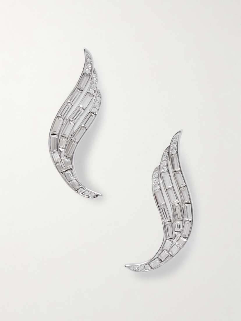 Jil Sander tone Crystal Earrings