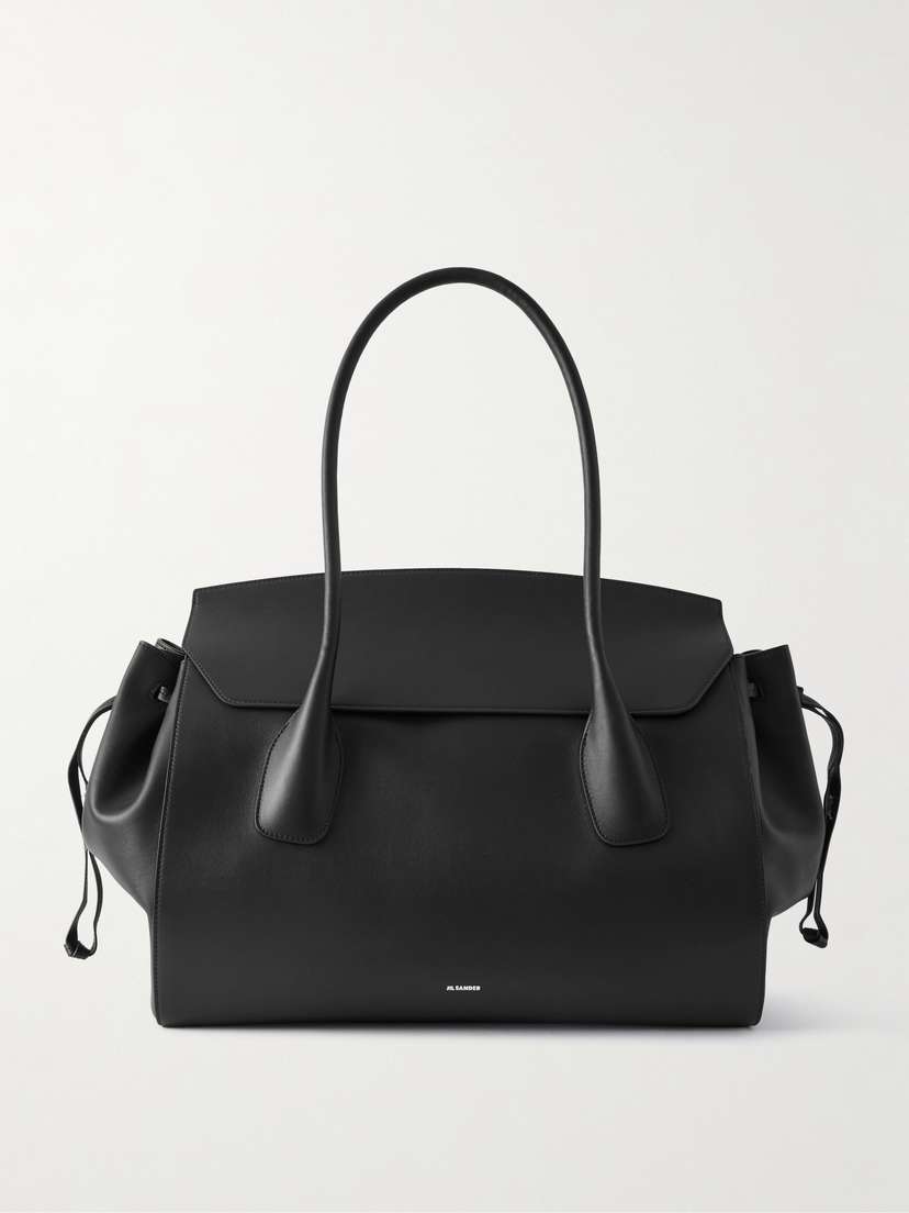 Jil Sander Voyage Leather Tote Bag