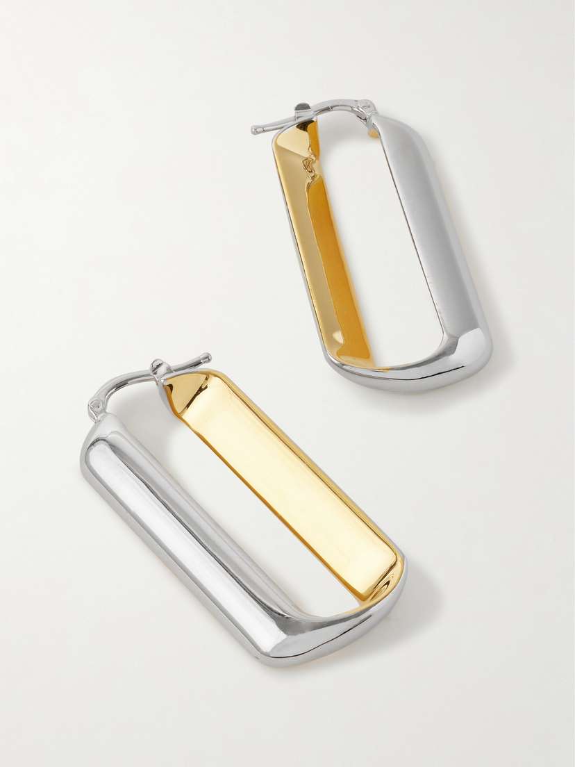 Jil Sander And Gold-tone Earrings