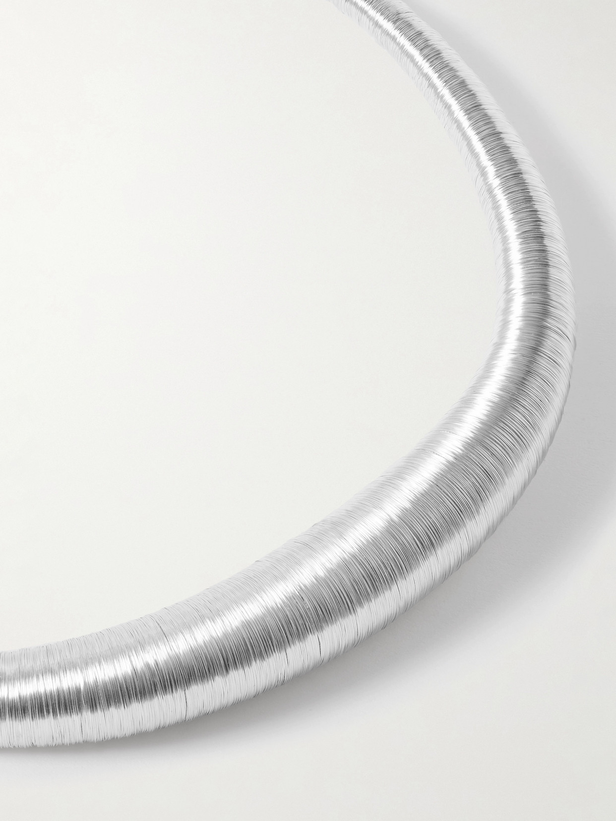 Jil Sander Silver-tone Necklace In Metallic