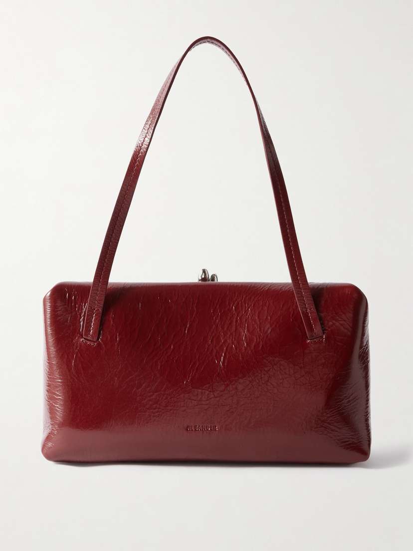 Jil Sander Cracked-leather Tote